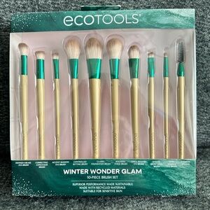 EcoTools Glam Brush Set in Gold and Green